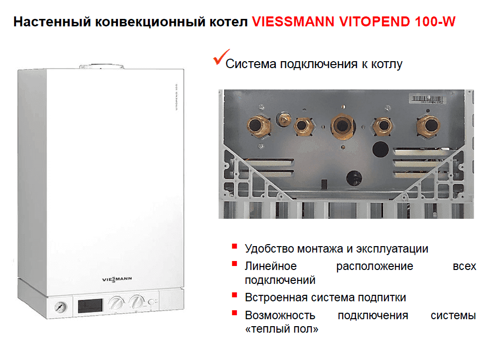 VIESSMANN VITOPEND 100 A1HB 24 кВт + труба A1HB004 Акция -25%. Цена ...