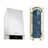 Пакетна пропозиція VIESSMANN VITODENS 200-W 20 -99(кВт) з бівалентним бойлером Vitocell 100-W тип CVBB  на  500 л, image 