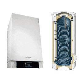 Пакетна пропозиція VIESSMANN VITODENS 200-W 12 -60(кВт) з бівалентним бойлером Vitocell 100-W тип CVBB  на  300 л, image 