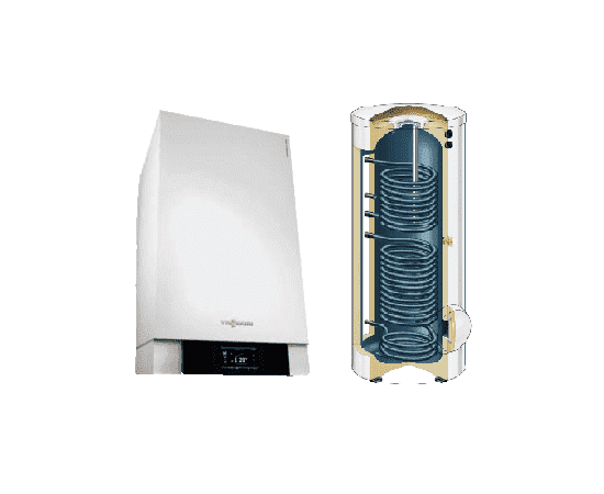 Пакетна пропозиція VIESSMANN VITODENS 200-W 12 -60(кВт) з бівалентним бойлером Vitocell 100-W тип CVBB  на  300 л, image 
